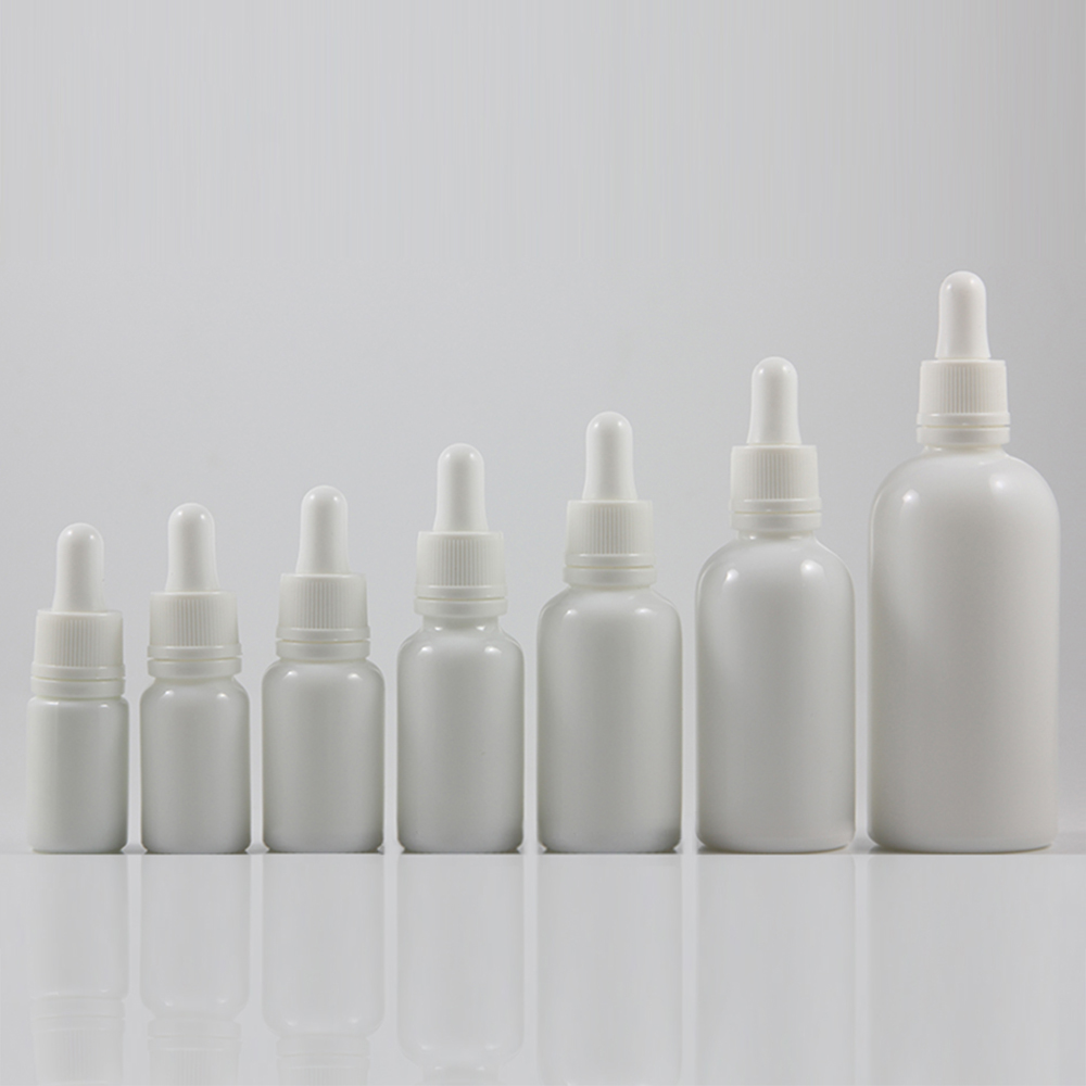 DBY21 5ml 10ml 15ml 20ml 30ml 50ml 100ml White Jade Dropper Glass Bottle