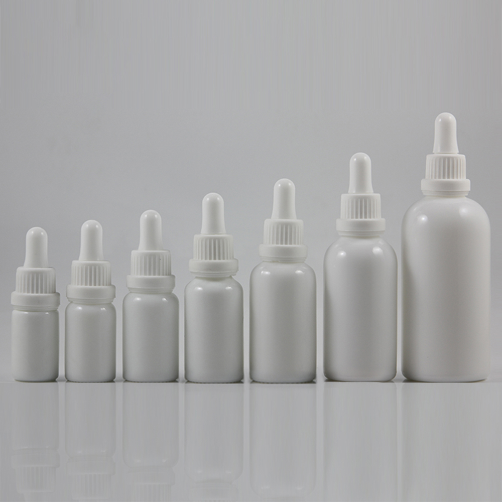 DBY21 5ml 10ml 15ml 20ml 30ml 50ml 100ml White Jade Dropper Glass Bottle