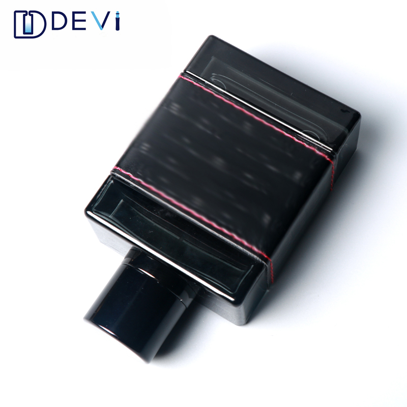 DEVI Wholesale Square Pump Spray Clear 100ml Perfume Glass Bottle