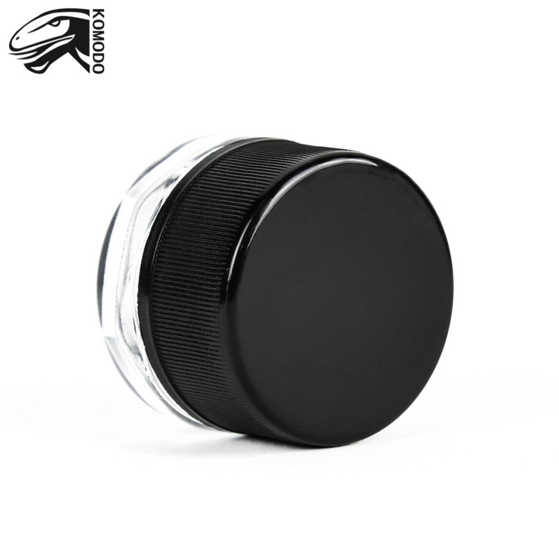 DHL FREE Best sell 5ml Glass Container with Child a Safe Lid Thick Glass Jar Perfect for Concentrate Pigment Powder