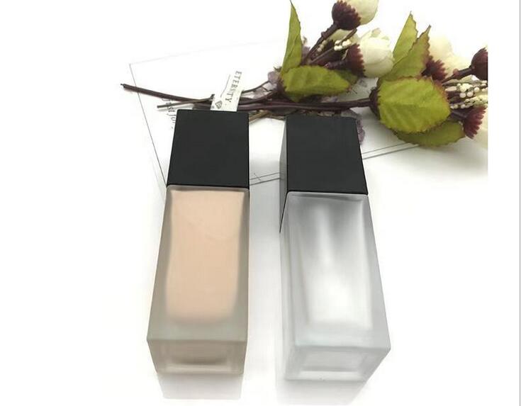 DIY 30Ml Duckbill Foundation Bottle Isolation Cream Cosmetic Packaging Bottle Frosted Glass Square Bottle
