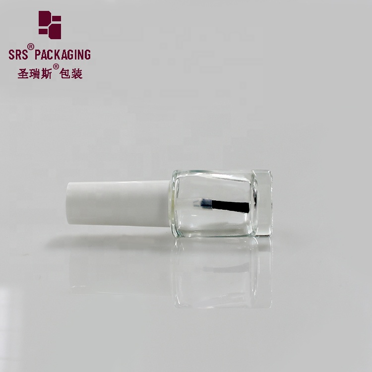 DIY Unique Clear Customized empty little mini glass 7ml nail polish bottles