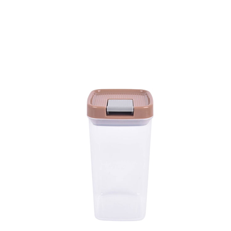 DTK 650ml plastic large vaccum seal jar PP square sealed jar for household