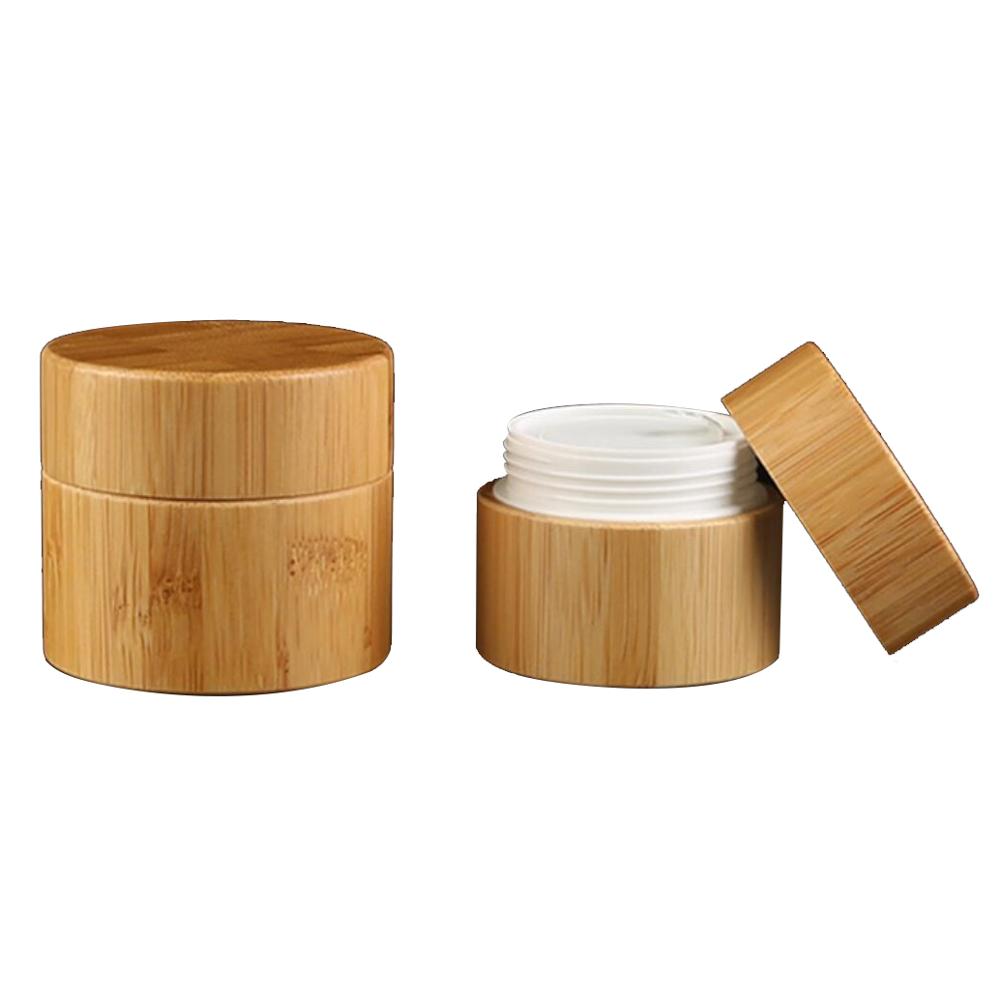 Dalizhen 10G 15G 20G 30G 50G 100G cosmetic bamboo wooden cream jar with PP inner