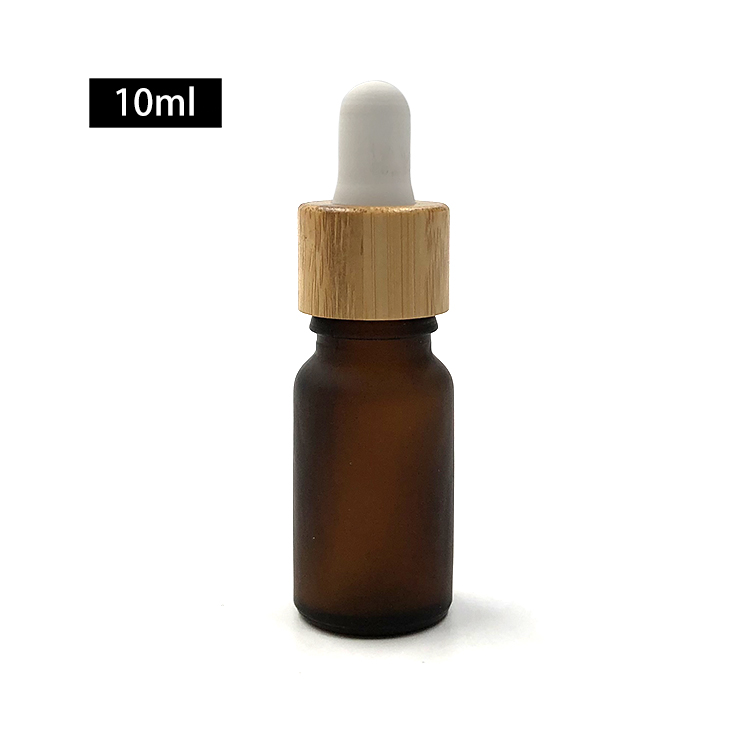 Das 5ml 10ml 15ml 20ml 30ml 50ml 100ml matte amber essential oil bottle glass with copper dropper