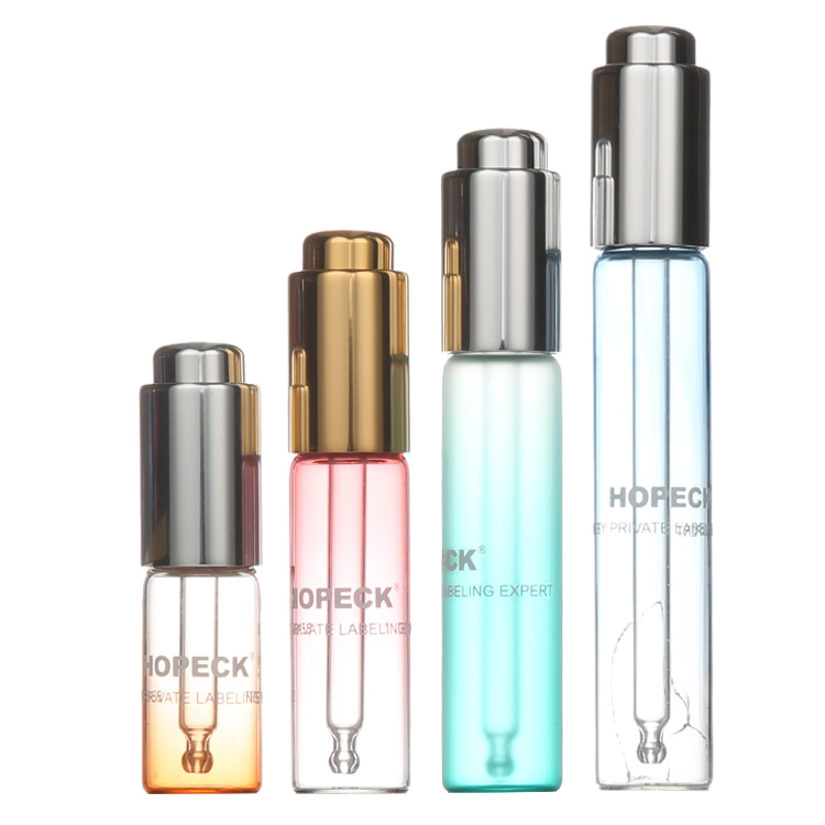 Decorations Eco Friendly Glass Essential Oil Light Blue Dropper Bottles