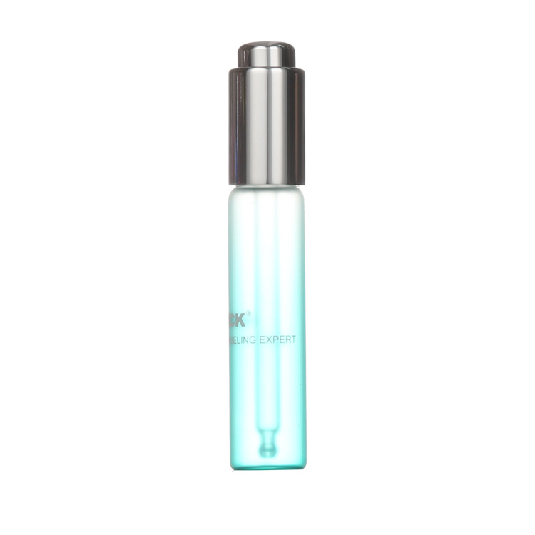 Decorations Eco Friendly Glass Essential Oil Light Blue Dropper Bottles
