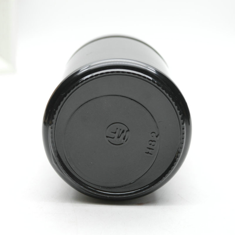 Decorative 250ml Black Glass Straight Sided Glass Jar With Screw Cap For candle making wax candle