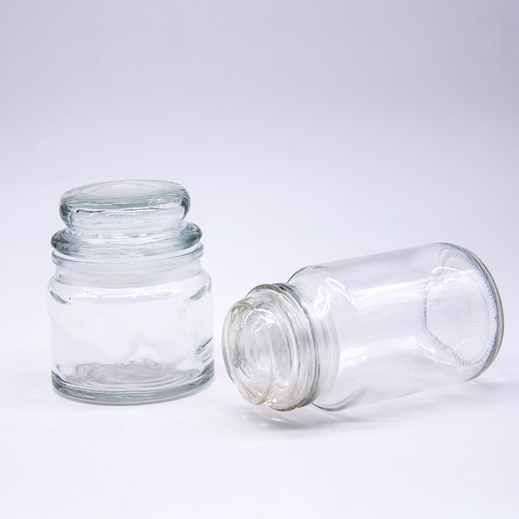 Decorative Glass Canister Storage Jars Giant Glass Jar / Coffee Bean Honey Glass Jar