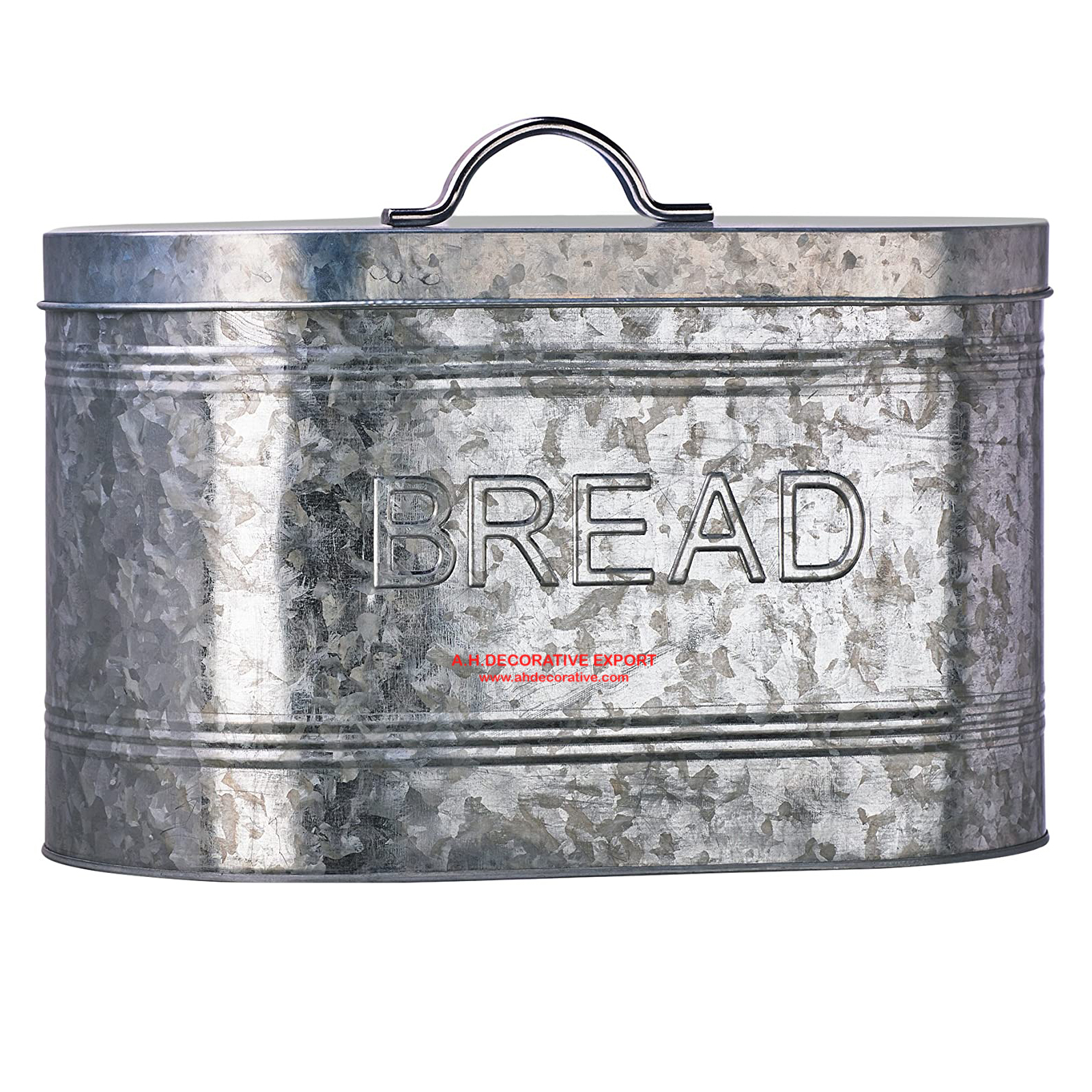 Decorative Metal Bread Canister for Kitchen Storage/Home Decorative Kitchen Storage Canister