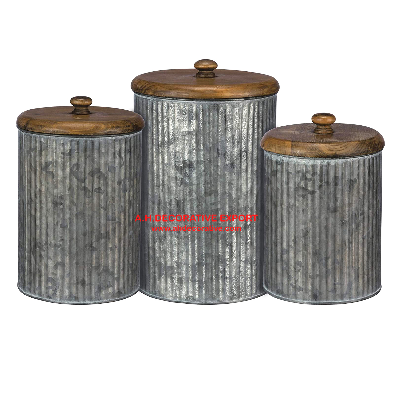 Decorative Metal Bread Canister for Kitchen Storage/Home Decorative Kitchen Storage Canister