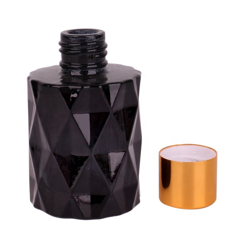 Decorative glass perfume reed aroma diffuser bottle
