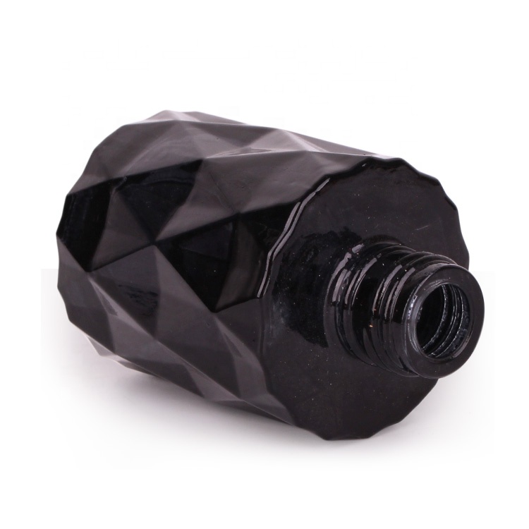 Decorative glass perfume reed aroma diffuser bottle