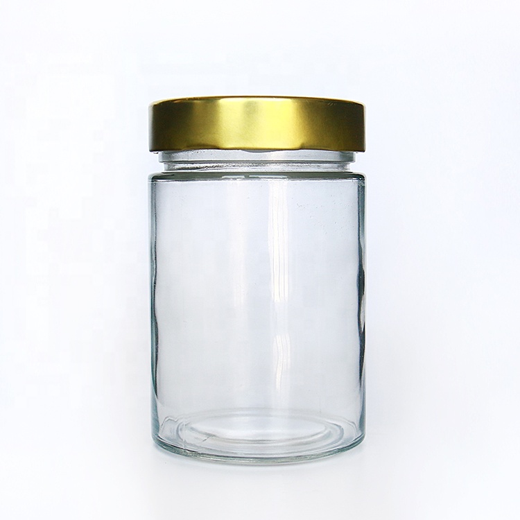 Deep Metal Twist Off 580ml Ergo Glass Jar For Honey