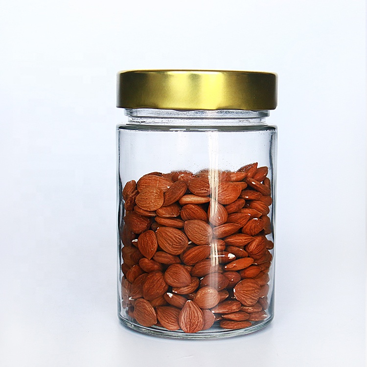 Deep Metal Twist Off 580ml Ergo Glass Jar For Honey