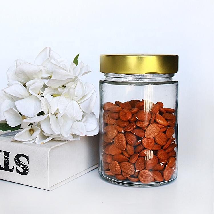 Deep Metal Twist Off 580ml Ergo Glass Jar For Honey