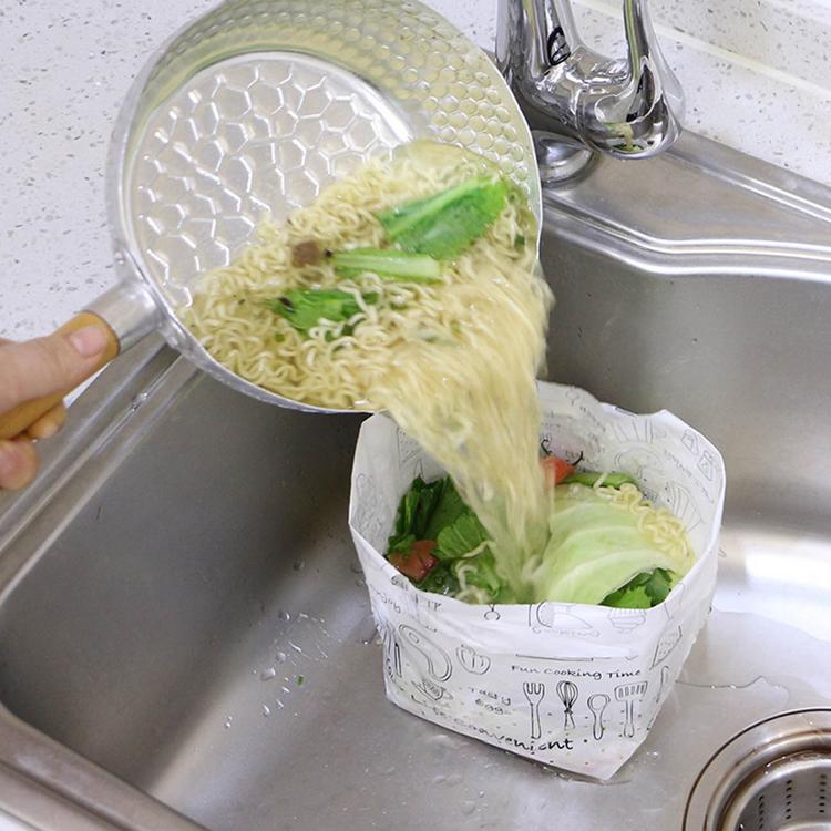 Degradable garbage bag household kitchen garbage drain bag disposable supplies household garbage bag