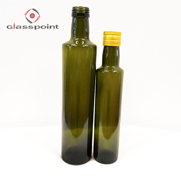 Deliver fast high quality 500ml olive oil glass bottle in stock