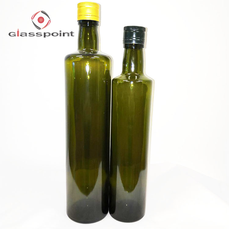 Deliver fast high quality 500ml olive oil glass bottle in stock