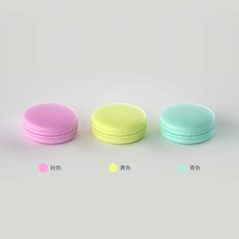 Design Macaroon Cosmetics Empety Face Cream Jars High Quality Cute Round Shape Empty Hair Products Cosmetic Jar Packaging Jars