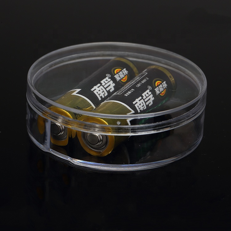 Design Round High Transparence PS Hard Plastic Box Custom Packaging for Jewelry Gift