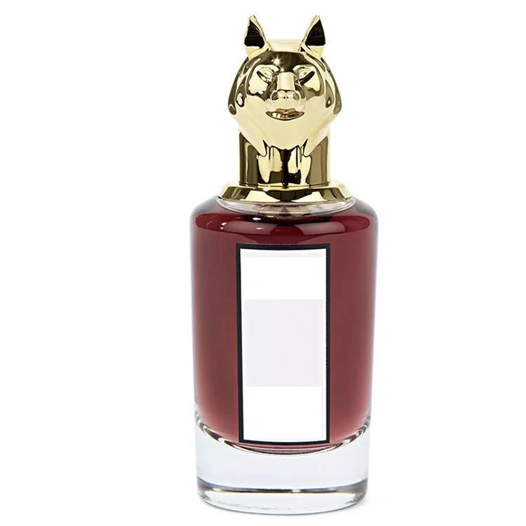 Design Unique Animal Creative Fancy Exotic Crimp Clear Round Men's Perfume Spray Glass Bottles Atomizer