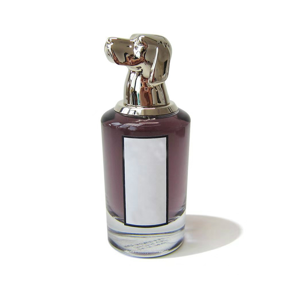 Design Unique Animal Creative Fancy Exotic Crimp Clear Round Men's Perfume Spray Glass Bottles Atomizer