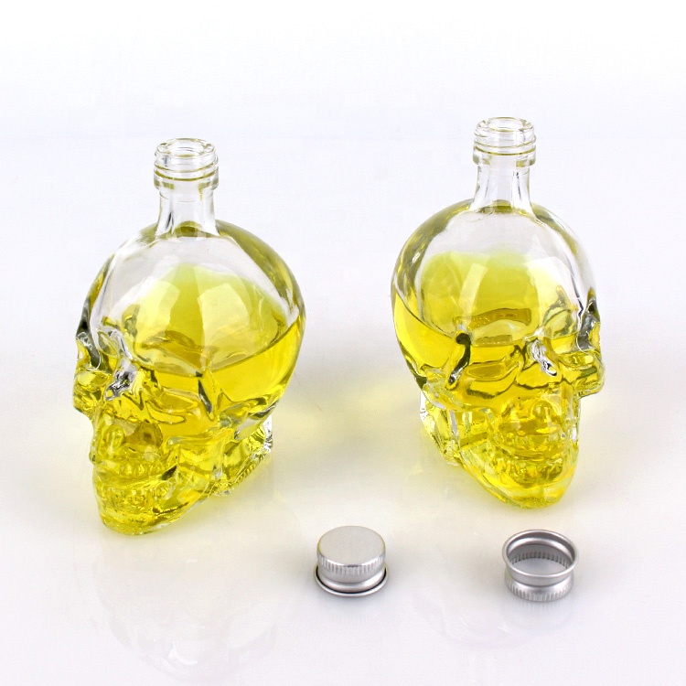 Design unique shaped glass e liquid bottles with screw cap