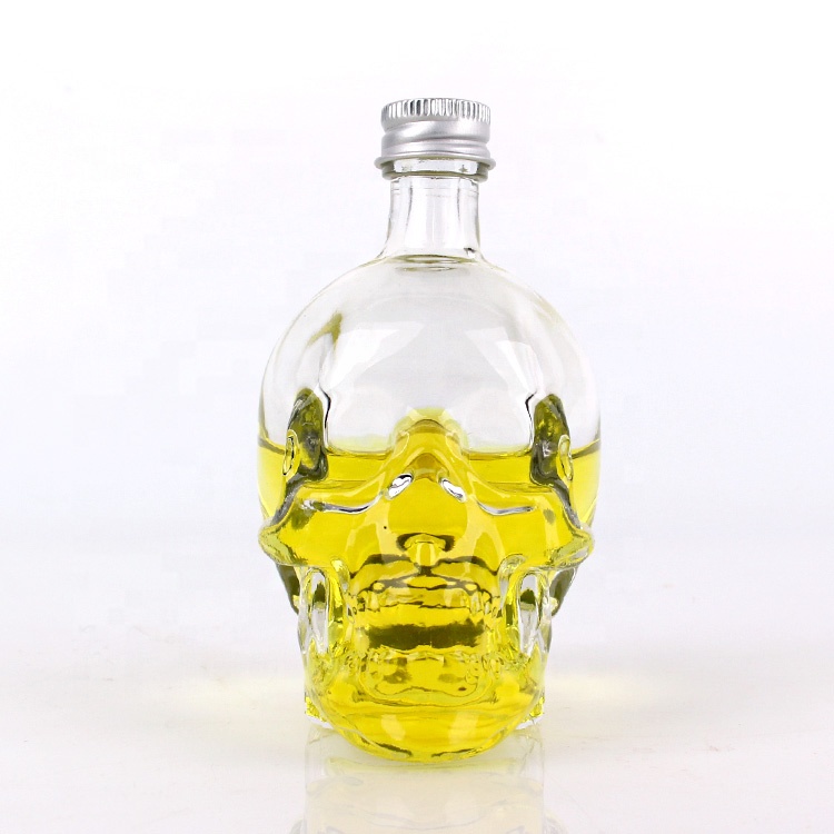 Design unique shaped glass e liquid bottles with screw cap