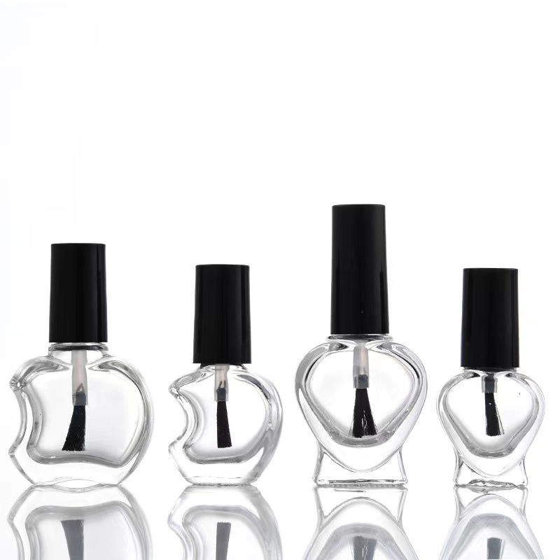 Designed Your Own Bottle, Custom 5Ml 10Ml 12Ml 15 Ml 15Ml Round Empty Nail Polish Bottles With Brush And Gold Cap