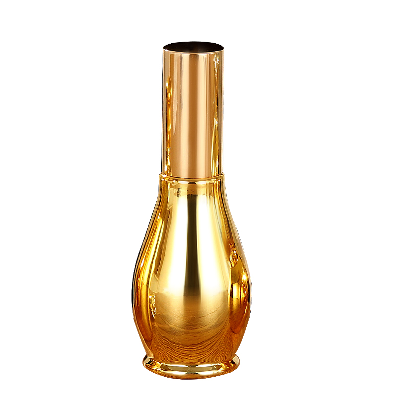 Designer Rose Gold Luxury 10ML 30ML 50ML Glass Bottle Essential Oil for Men Rubber Stopper