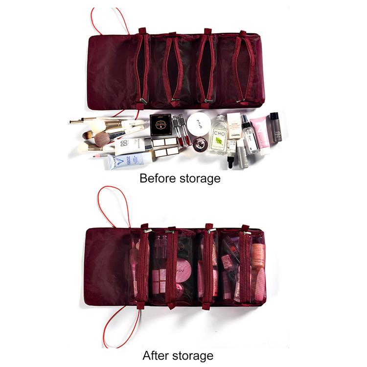 Detachable multifunctional travel toiletry bag removable storage bag portable large-capacity folding storage bag