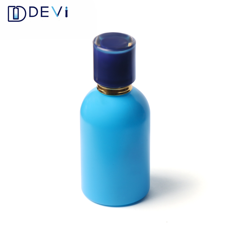 Devi Fancy Luxury 100ml Refillable Glass Spray Perfume Empty Atomizer Bottle