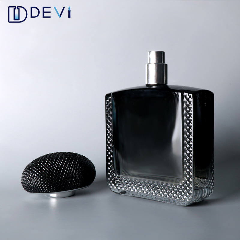 Devi High end 100ml custom logo empty luxury design spray perfume bottle