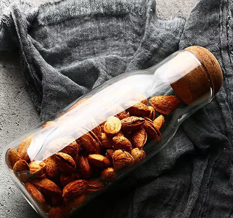 DiYue Kitchen Tools DIY102104 Coffee Bean Glass Sealed Bottle with Cord Lid Kitchen Storage Tools