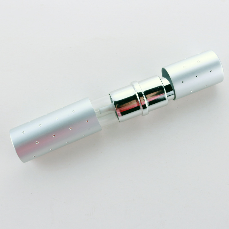 Diamond Glass Spray Bottle Anodized Aluminum Shell Portable Perfume Spray Bottle Empty