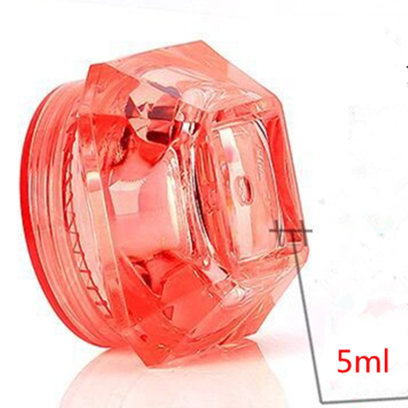 Diamond Shape 5g 5ml Cosmetic Jar for Lotion, Creams, Lip Balms, Makeup Samples Jars