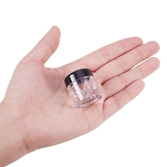 Diamond cosmetic empty bottle Shimmer Eye Shadow case Makeup Pigment Glitter Eyeshadow jar