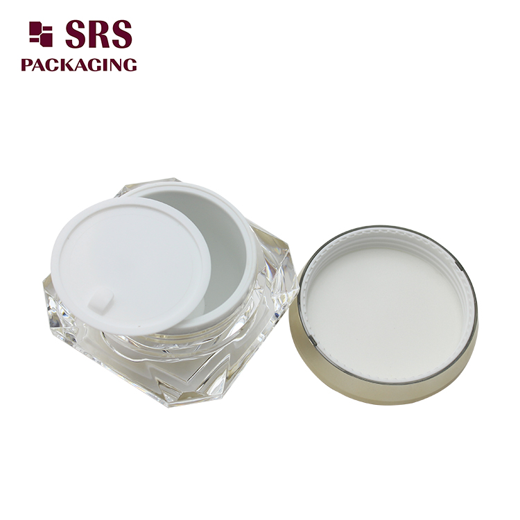 Diamond cream jar luxury cosmetic cream container 15ml 30ml 50ml
