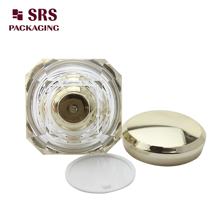 Diamond cream jar luxury cosmetic cream container 15ml 30ml 50ml