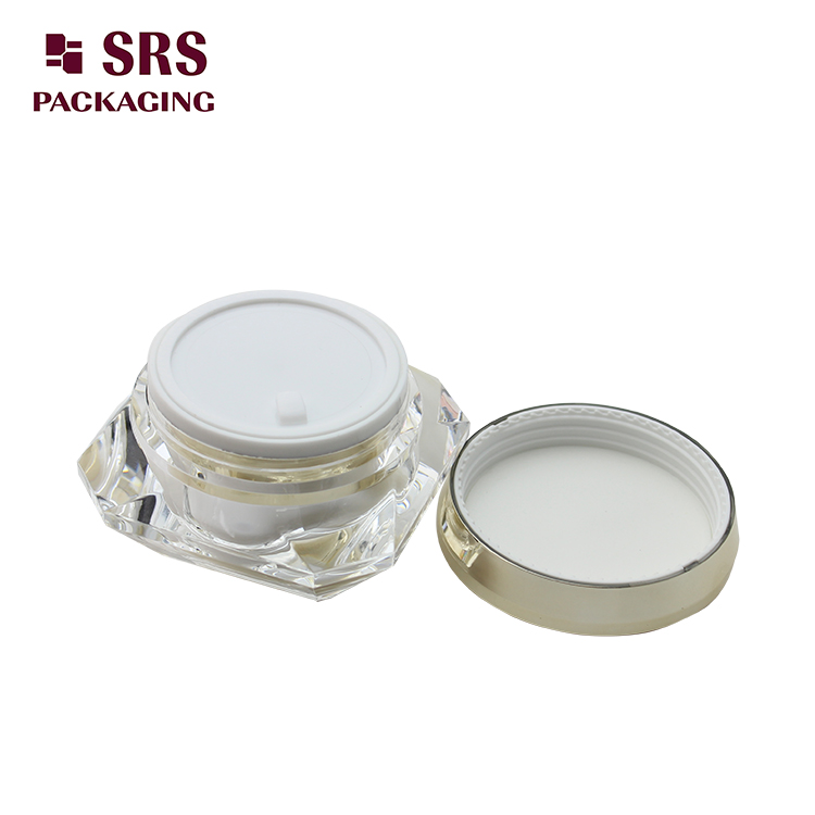 Diamond cream jar luxury cosmetic cream container 15ml 30ml 50ml