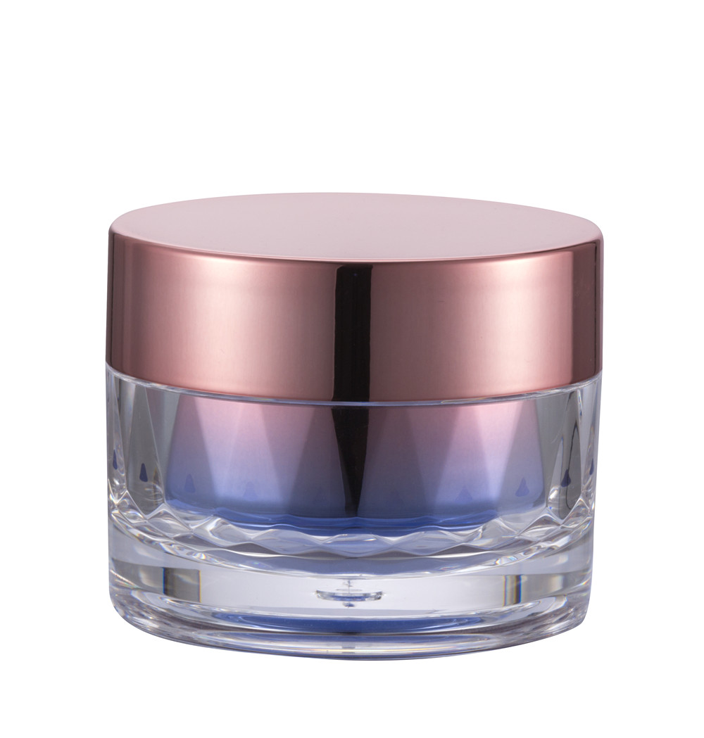 Diamond-cut design cosmetic jars 15g/20g/30g/40g/45g/50g for Lotion small jar