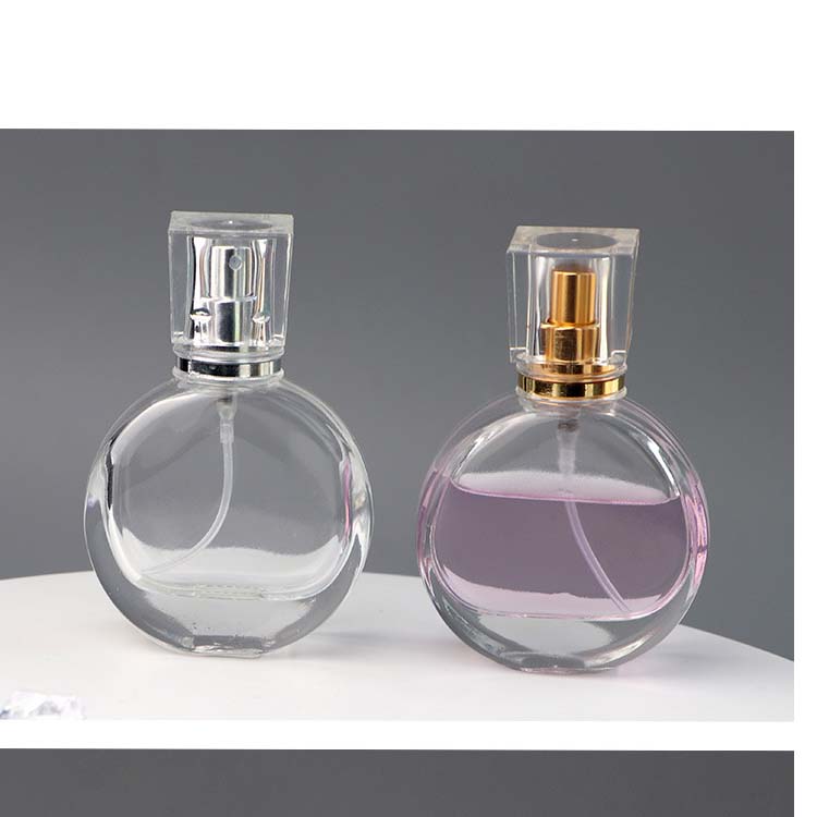 Diamond perfume glass bottle men sprayer empty bottle 50ml 100ml