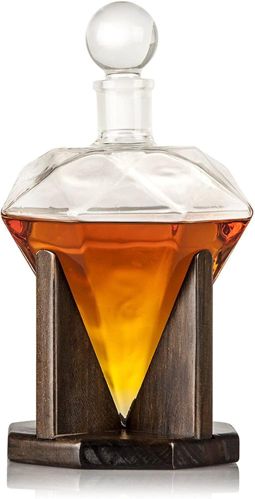Diamond shape Decanter For Whiskey/ Liquor Rum Bourbon Vodka wine Tequila Decanter