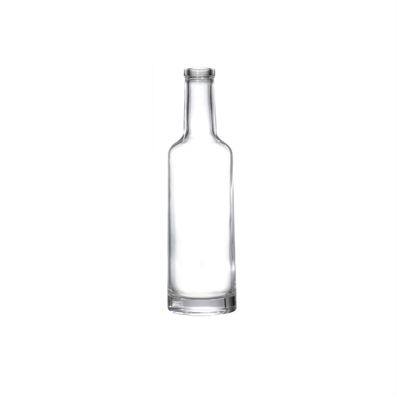 Diffenet Size Empty Long Neck Thin Decorative Glass Wine Bottle With Cork Covers