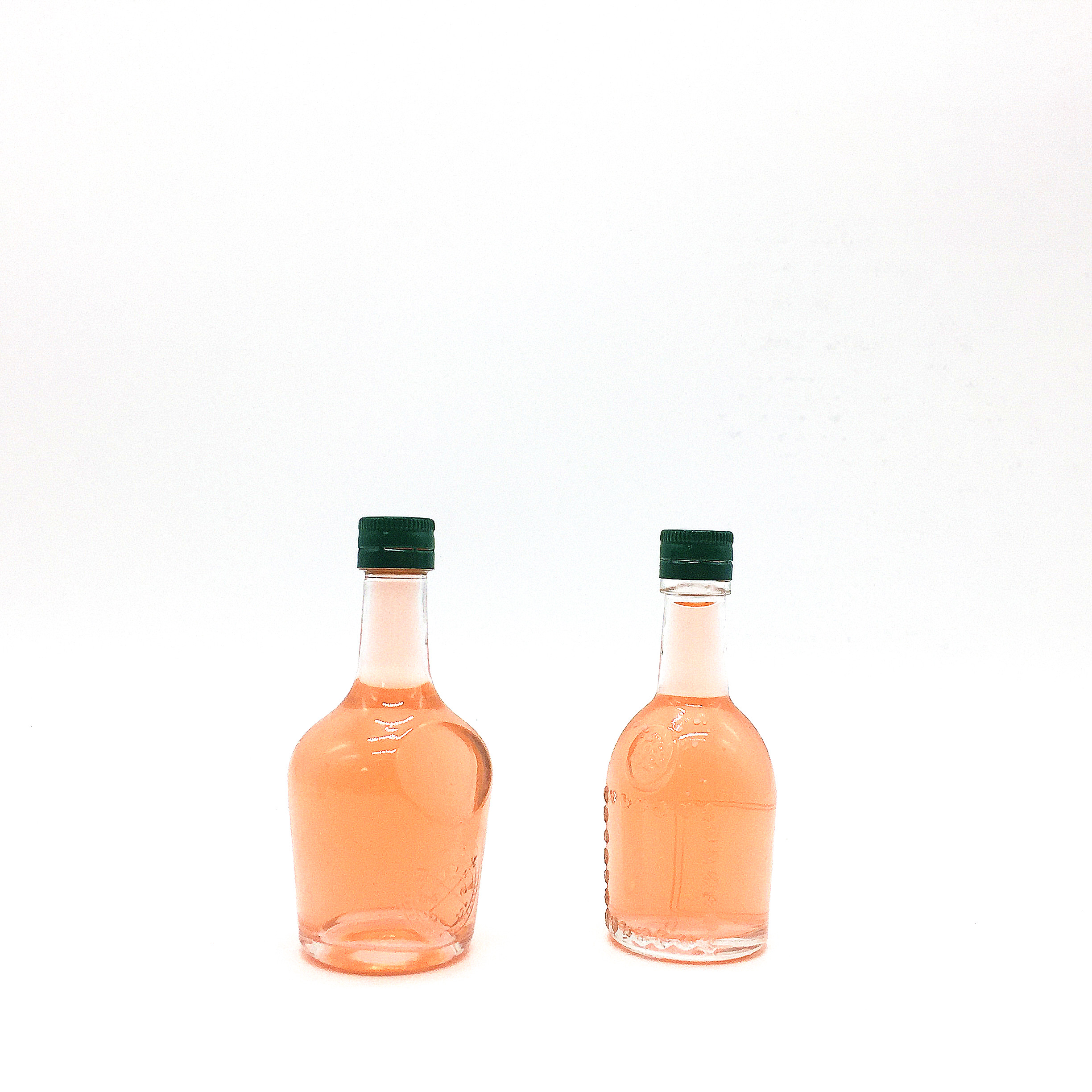 Different Shape 50ML 100ML Mini Liquor WIne Glass Bottle For Sale