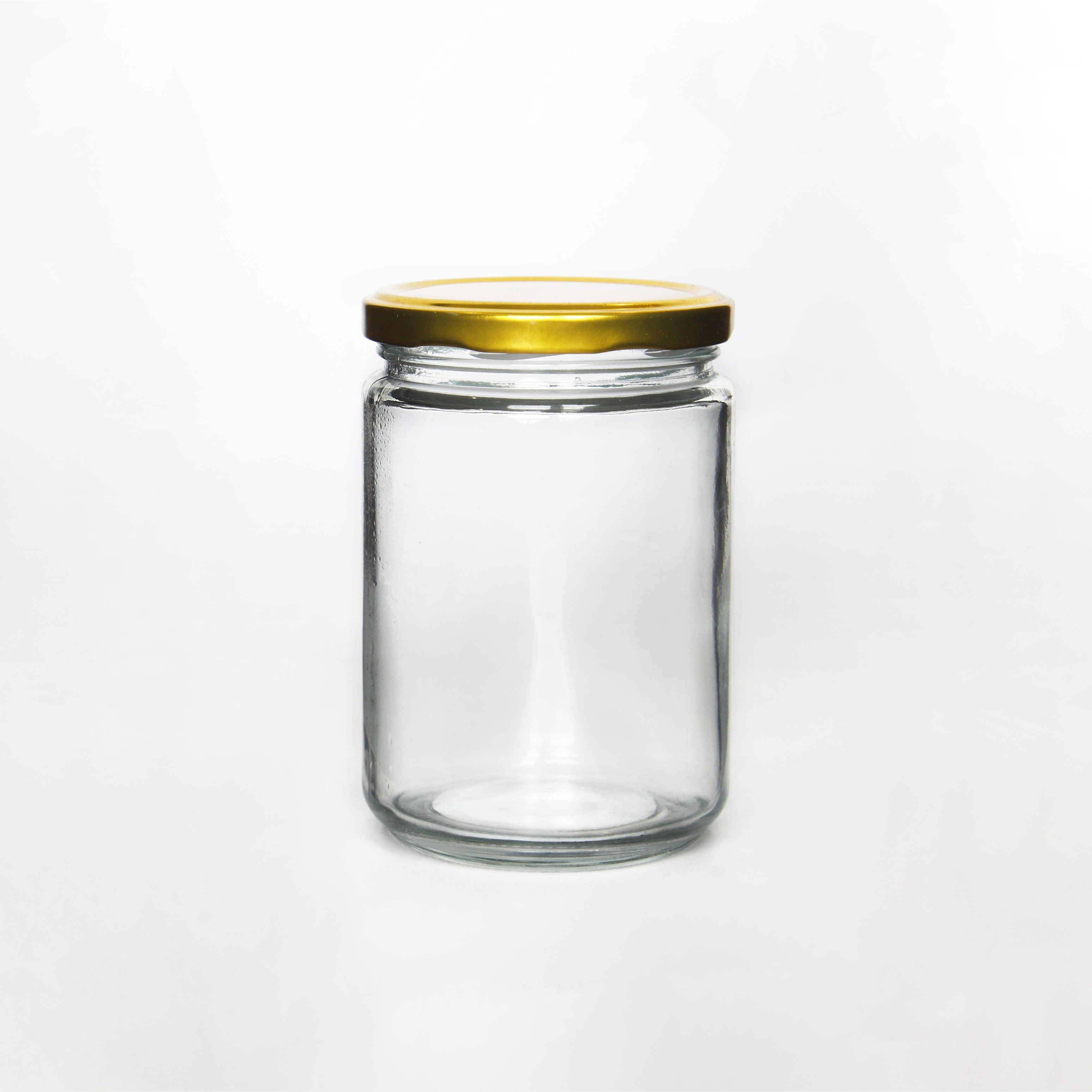 Different Sizes Food Grade Mini Jam Glass Cheap Honey Jar With Golden Lid Wholesale