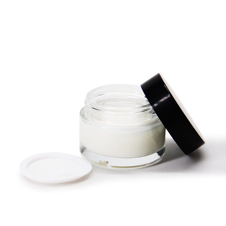 Different Volume 30 50Ml Empty Custom Color Face Care Frost Glass Cream Jar