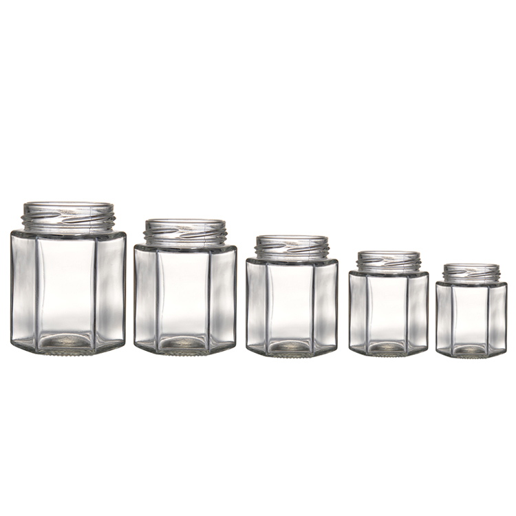 Different size glass jar jam honey jar glass jar supplier