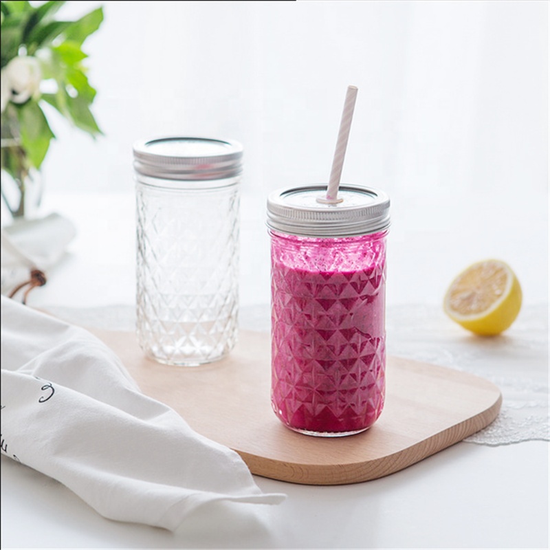 Different sizes jars glass led mason jar 8oz with custom logo